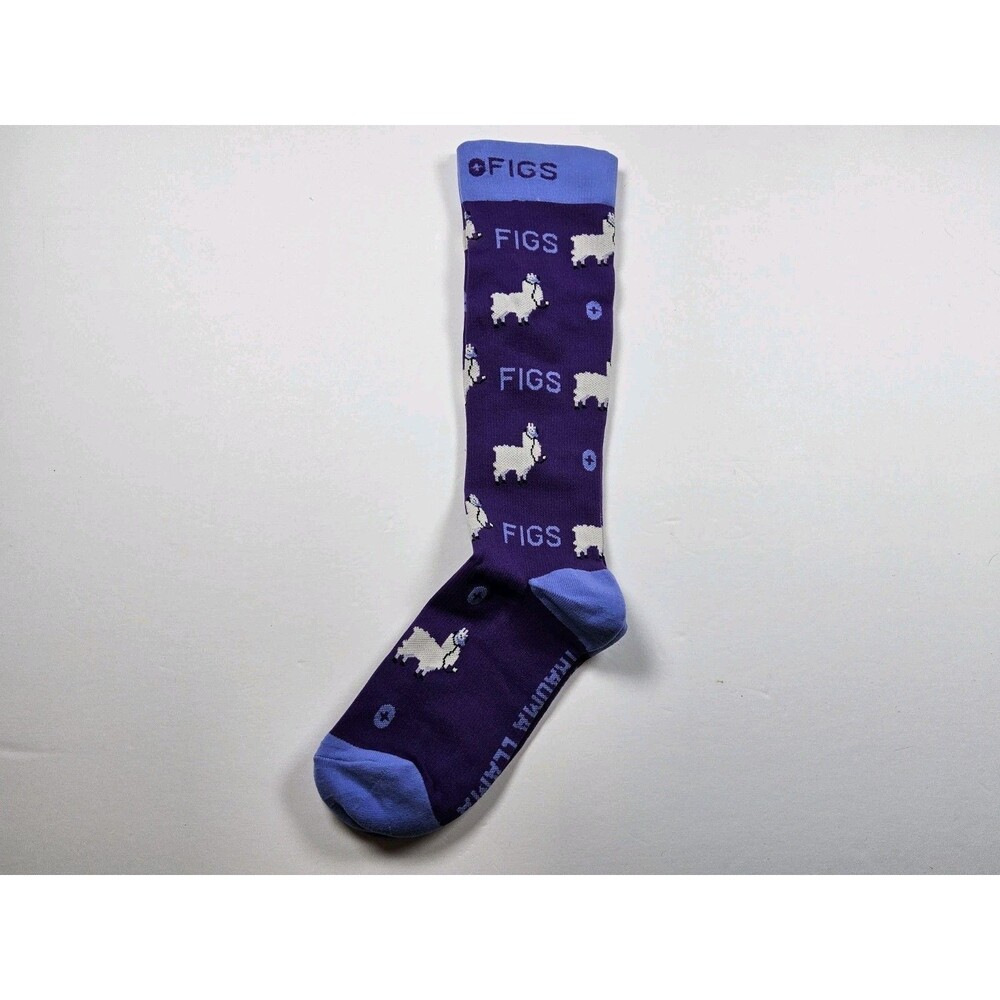 FIGS Compression Trauma Llama Nurse Medical Socks Size S
